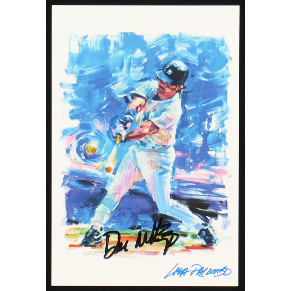 Don Mattingly Signed New York Yankees Lisa Palombo Art PostCard (Schulte) at PristineAuction.com