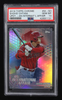Shohei Ohtani 2018 Topps Chrome Update An International Affair #IASO RC (PSA 10) at PristineAuction.com
