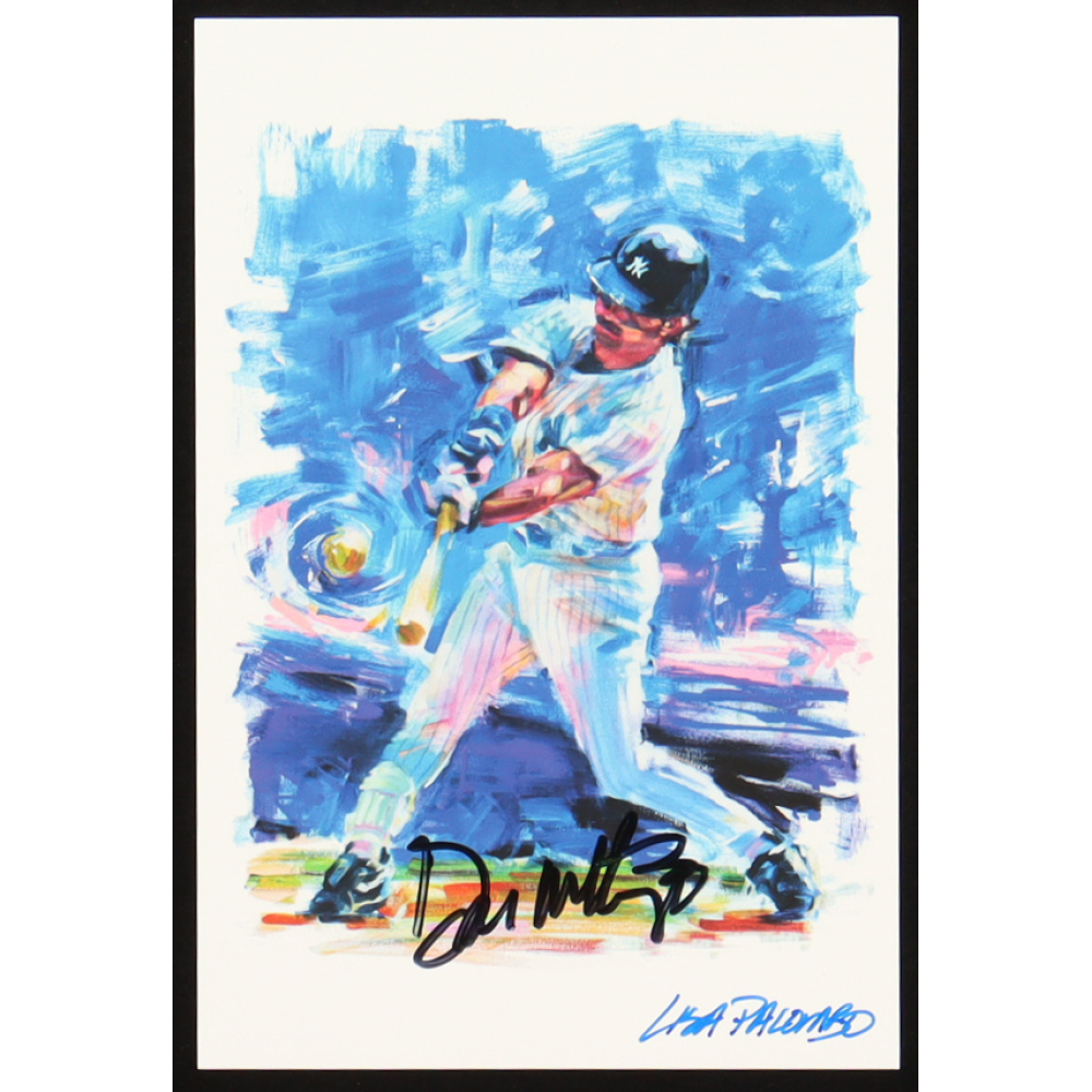 Don Mattingly Signed New York Yankees Lisa Palombo Art PostCard (Schulte) at PristineAuction.com