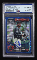 Eduardo Rodriguez Signed 2024 Topps Chrome Trading Card #235 #100/125 (PSA | Autograph Grade PSA Authentic) at PristineAuction.com