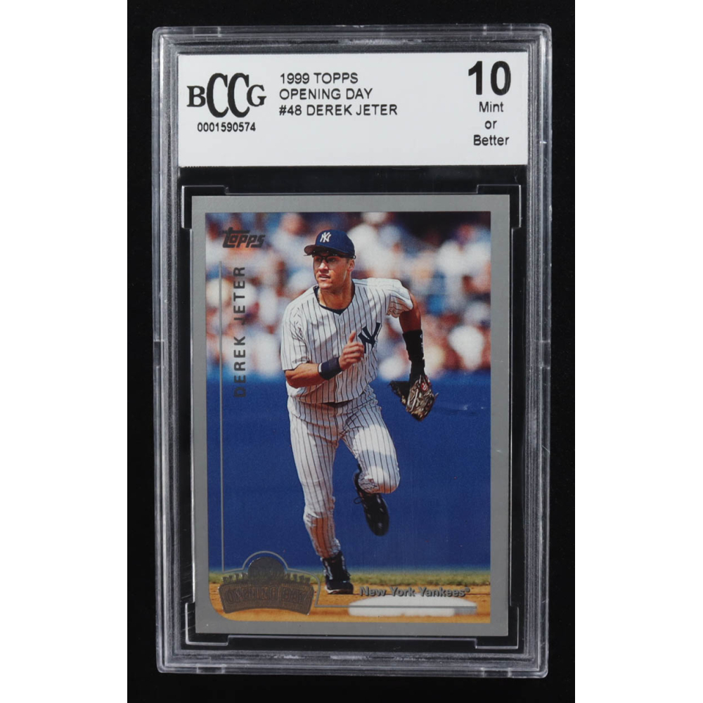Derek Jeter 1999 Topps Opening Day #48 (BCCG 10) at PristineAuction.com