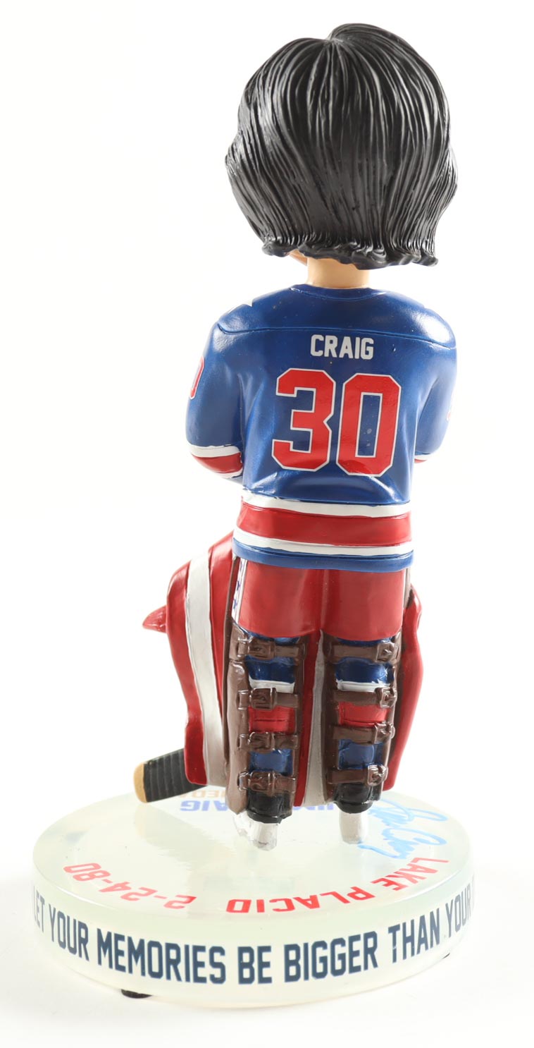 Jim Craig Signed Team USA 7" Vintage Ceramic Bobblehead (Craig) at PristineAuction.com Jim Craig Signed Team USA 7" Vintage Ceramic Bobblehead (Craig) at PristineAuction.com