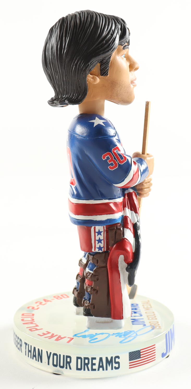 Jim Craig Signed Team USA 7" Vintage Ceramic Bobblehead (Craig) at PristineAuction.com Jim Craig Signed Team USA 7" Vintage Ceramic Bobblehead (Craig) at PristineAuction.com