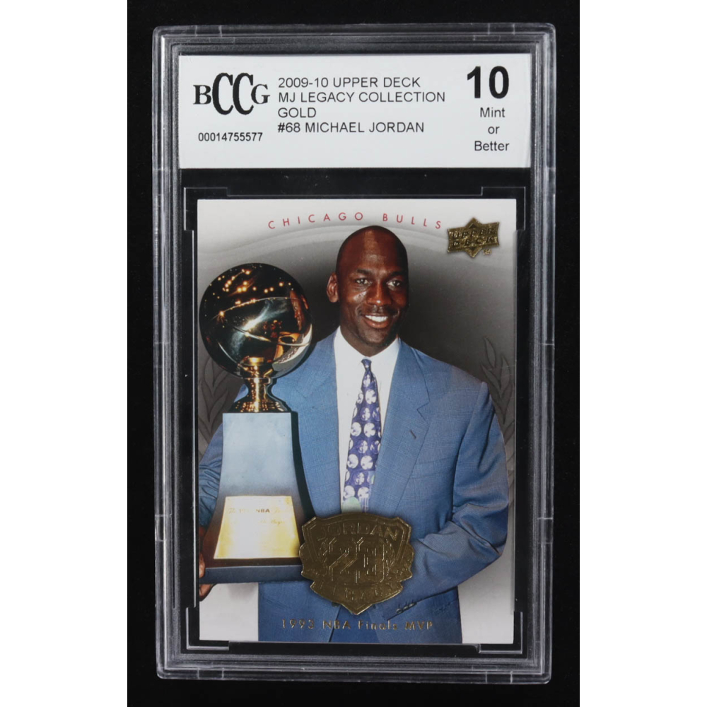 Michael Jordan 2009-10 Upper Deck Michael Jordan Legacy Collection Gold #68 (BCCG 10) at PristineAuction.com
