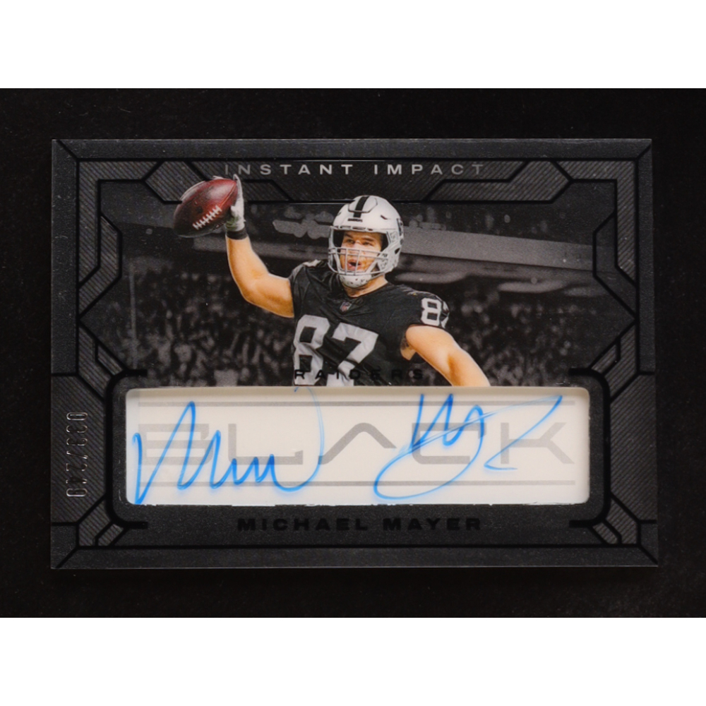 Michael Mayer 2024 Panini Black Instant Impact Ink #10 #033/249 at PristineAuction.com