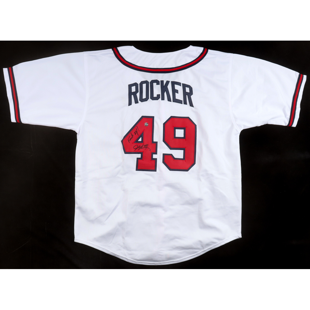 John Rocker Signed Jersey Inscribed "F*** NY!" (AWM) at PristineAuction.com