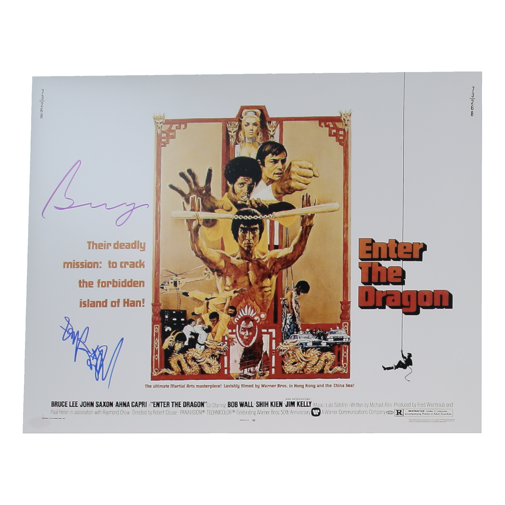 Bolo Yeung & Angela Mao Ying Signed "Enter the Dragon" 16x20 Poster (ACOA) at PristineAuction.com Bolo Yeung & Angela Mao Ying Signed "Enter the Dragon" 16x20 Poster (ACOA) at PristineAuction.com