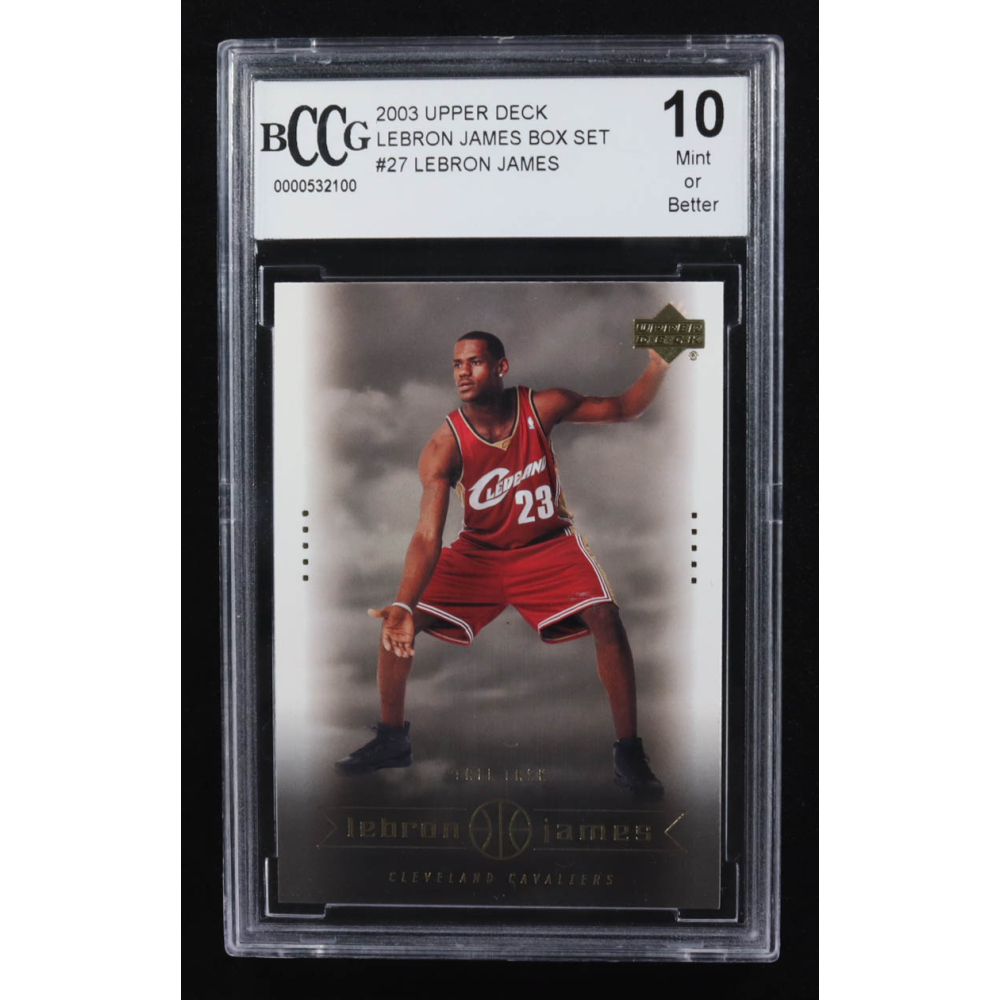 LeBron James 2003 Upper Deck LeBron James Box Set #27 RC / Tall Task (BCCG 10) at PristineAuction.com