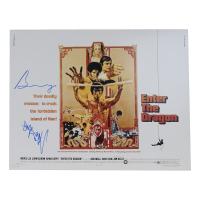 Bolo Yeung & Angela Mao Ying Signed "Enter the Dragon" 16x20 Poster (ACOA) at PristineAuction.com