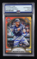 Julio Rodriguez Signed 2023 Topps Trading Card One of One Vip #98 (PSA | Autograph Graded PSA Authentic) at PristineAuction.com
