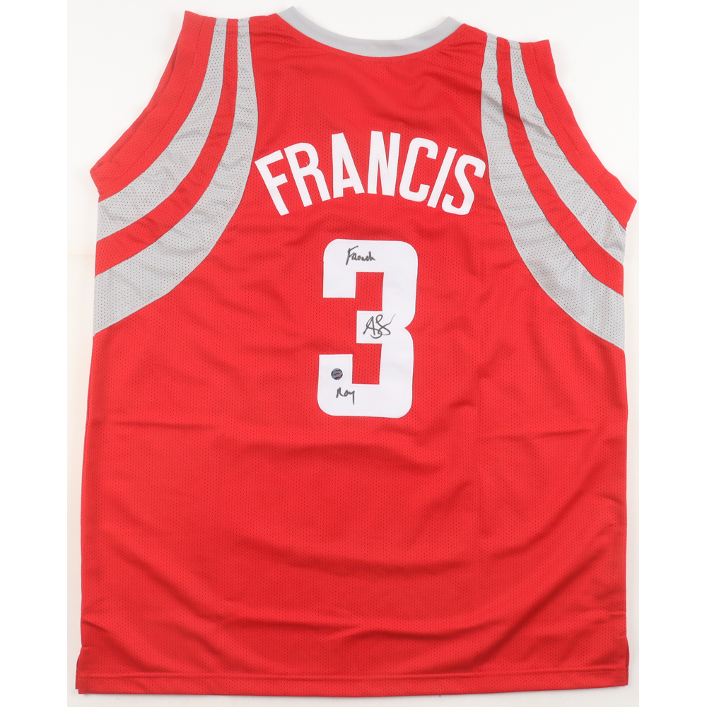 Steve Francis Signed Jersey Inscribed "Franchise" & "ROY" (AWM) at PristineAuction.com