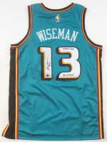 James Wiseman Signed Pistons Nike Authentic Jersey Inscribed "Motor City" & "Go Pistons!" (Beckett) at PristineAuction.com