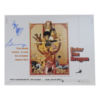 Bolo Yeung & Angela Mao Ying Signed "Enter the Dragon" 16x20 Poster (ACOA) at PristineAuction.com