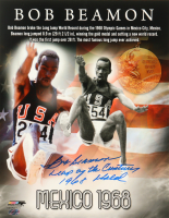 Bob Beamon Signed 11x14 Photo Inscribed "Leap of the Century" & "1968 Gold" (Schulte) at PristineAuction.com