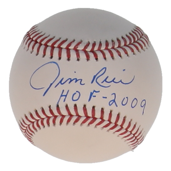 Jim Rice Signed OML Baseball Inscribed "HOF-2009" (JSA) at PristineAuction.com Jim Rice Signed OML Baseball Inscribed "HOF-2009" (JSA) at PristineAuction.com