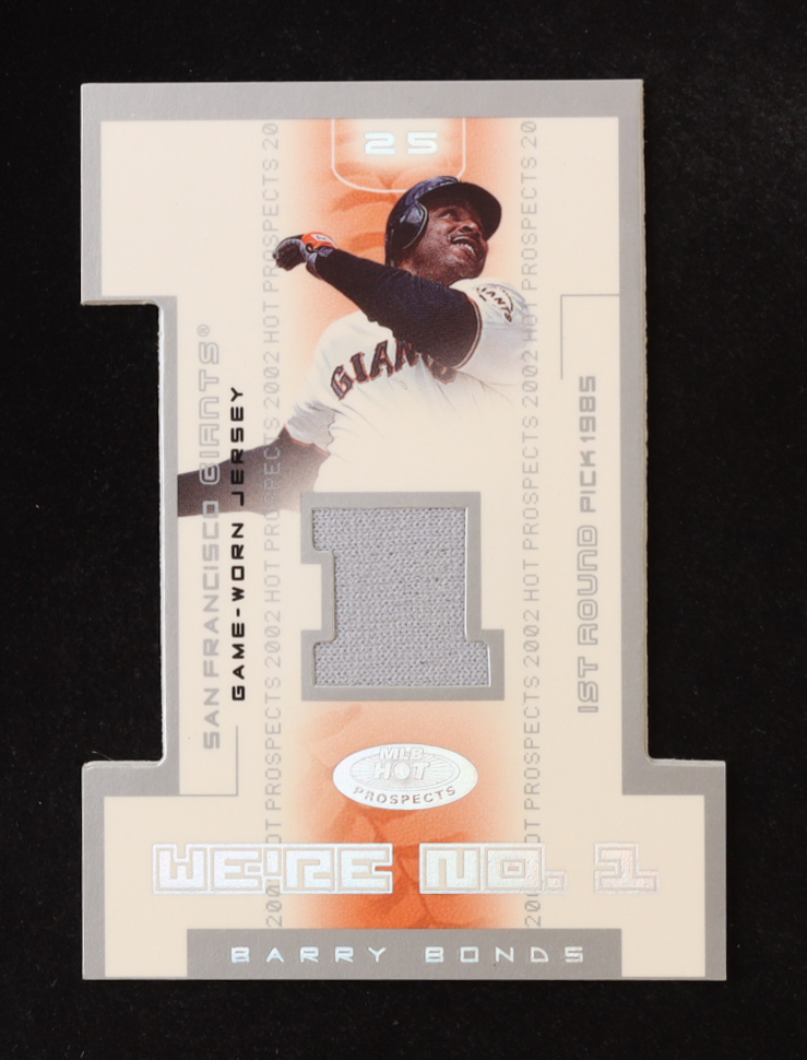 Barry Bonds 2002 Hot Prospects We're Number One #BB at PristineAuction.com Barry Bonds 2002 Hot Prospects We're Number One #BB at PristineAuction.com
