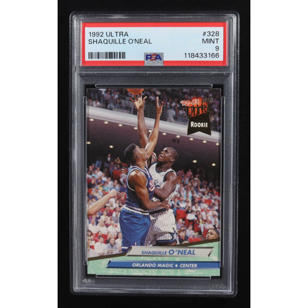 Shaquille O'Neal 1992-93 Ultra #328 RC (PSA 9) at PristineAuction.com