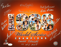 1966 Orioles World Series Champions 11x14 Photo Team-Signed by (13) with Frank Robinson, Brooks Robinson, Jim Palmer, Boog Powell (JSA) at PristineAuction.com