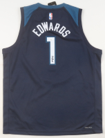 Anthony Edwards Signed Timberwolves Nike Authentic Jersey (JSA) at PristineAuction.com
