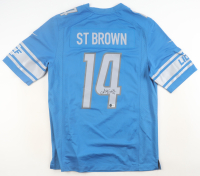 Amon-Ra St. Brown Signed Lions Nike Authentic Jersey (Beckett) at PristineAuction.com