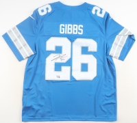Jahmyr Gibbs Signed Lions Nike Authentic Jersey (Fanatics) at PristineAuction.com