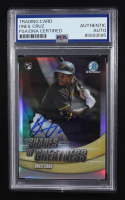 Oneil Cruz  Signed 2022 Bowman Chrome Trading Card #SG-23 RC (PSA | Autograph Graded PSA Authentic) at PristineAuction.com