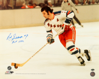 Rod Gilbert Signed Rangers 16x20 Photo Inscribed "H.O.F. 1982" (Schulte) at PristineAuction.com