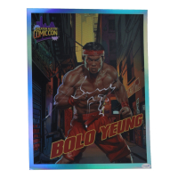 Bolo Yeung Signed 11x17 Poster (ACOA) at PristineAuction.com