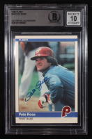 Pete Rose Signed 1984 Fleer #46 (BGS | Auto 10) at PristineAuction.com