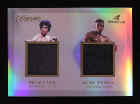 Bruce Lee / Mike Tyson 2024 Keepsake Collection Bruce Lee 50th Anniversary Kaleidoscope Edition Dual Subject Relics Silver #253 at PristineAuction.com
