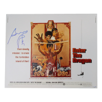 Bolo Yeung Signed "Enter the Dragon" 16x20 Poster (ACOA) at PristineAuction.com