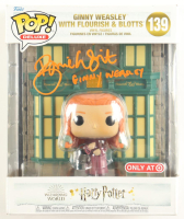 Bonnie Wright Signed "Wizarding World: Harry Potter" #139 Ginny Weasley with Flourish & Blotts Funko Pop! Vinyl Figure Inscribed "Ginny Weasley" (JSA) at PristineAuction.com