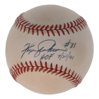 Ferguson "Fergie" Jenkins Signed ONL Baseball Inscribed "HOF 7/21/91" (JSA) at PristineAuction.com