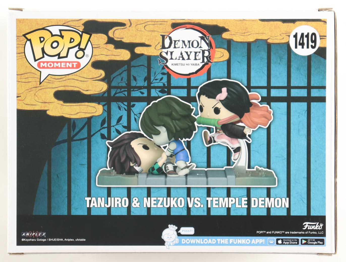 Abby Trott & Zach Aguilar Signed "Demon Slayer" #1419 Tanjiro & Nezuko vs. Temple Demon Funko Pop! Vinyl Figure Inscribed "Nezuko" & "Huff...Huff...Huff...Huff...Huff" & "Don't Stop, Keep Fighting Nezuko" (JSA) at PristineAuction.com Abby Trott & Zach Aguilar Signed "Demon Slayer" #1419 Tanjiro & Nezuko vs. Temple Demon Funko Pop! Vinyl Figure Inscribed "Nezuko" & "Huff...Huff...Huff...Huff...Huff" & "Don't Stop, Keep Fighting Nezuko" (JSA) at PristineAuction.com