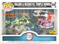 Abby Trott & Zach Aguilar Signed "Demon Slayer" #1419 Tanjiro & Nezuko vs. Temple Demon Funko Pop! Vinyl Figure Inscribed "Nezuko" & "Huff...Huff...Huff...Huff...Huff" & "Don't Stop, Keep Fighting Nezuko" (JSA) at PristineAuction.com
