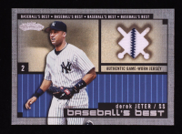 Derek Jeter 2002 Fleer Showcase Baseball's Best Memorabilia Jsy #1 at PristineAuction.com