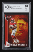 Patrick Mahomes II 2019 SAGE Aspire Red #ASPPM1 (BCCG 10) at PristineAuction.com