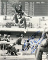 Bob Beamon Signed 16x20 Photo With Multiple Inscriptions (Schulte) at PristineAuction.com
