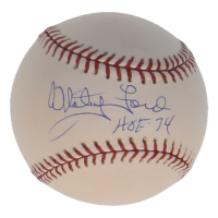 Whitey Ford Signed OML Baseball Inscribed "HOF 74" (JSA & Ford) at PristineAuction.com