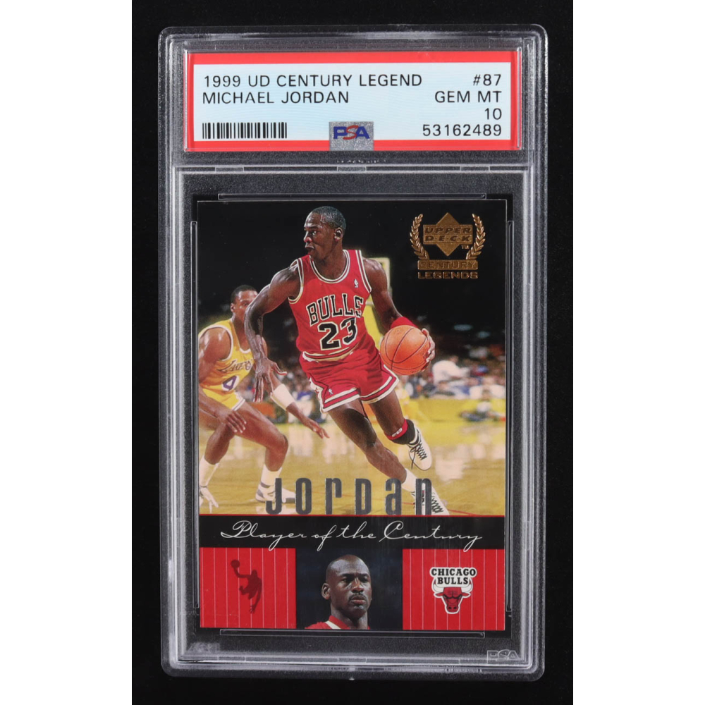 Michael Jordan 1999 Upper Deck Century Legends #87 (PSA 10) at PristineAuction.com