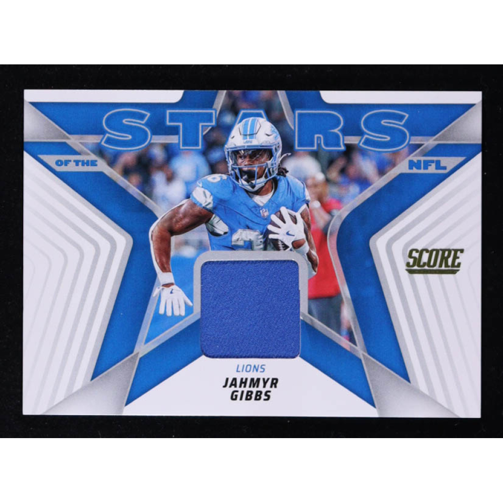Jahmyr Gibbs 2025 Score Stars of the NFL Jerseys #17 at PristineAuction.com