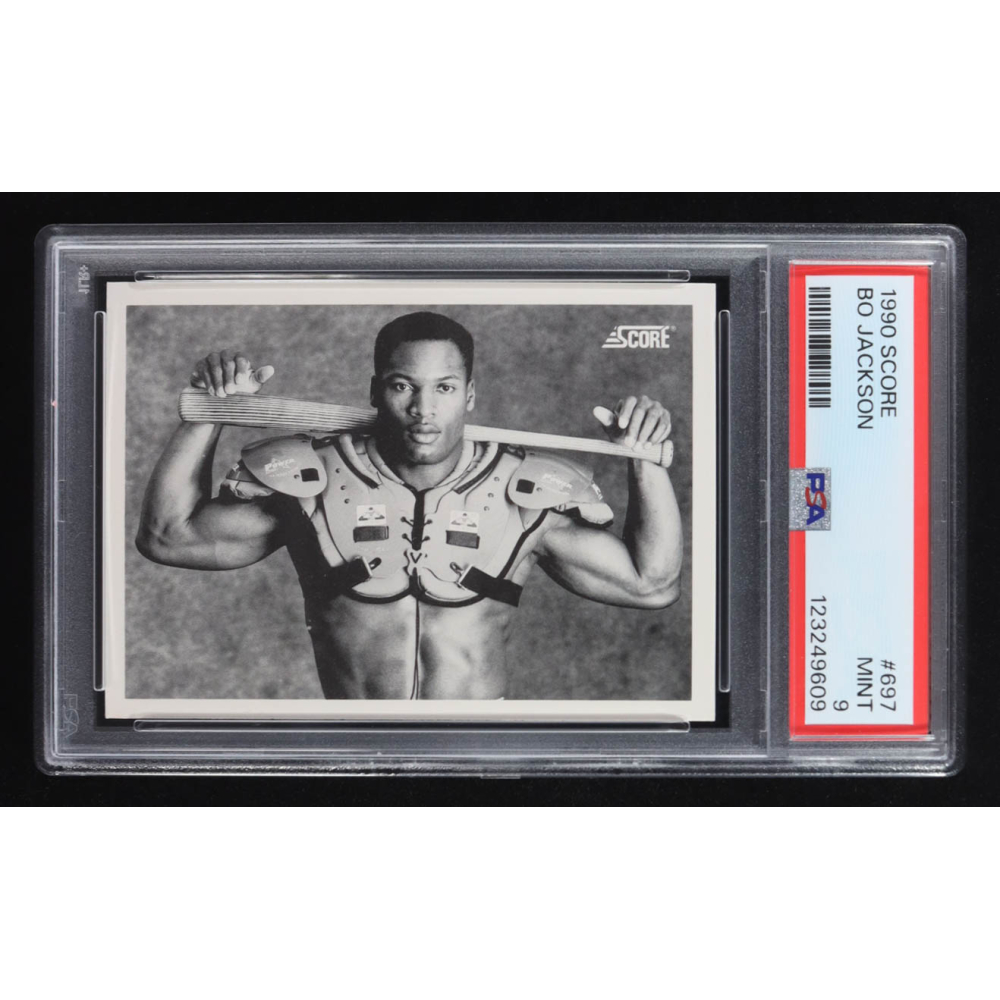 Bo Jackson 1990 Score #697 FB/BB (PSA 9) at PristineAuction.com
