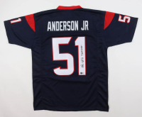 Will Anderson Jr. Signed Jersey Inscribed "Terminator" (Beckett) at PristineAuction.com