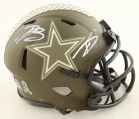 Trevon Diggs & Daron Bland Signed Cowboys Salute To Service Alternate Speed Mini Helmet (Beckett) at PristineAuction.com