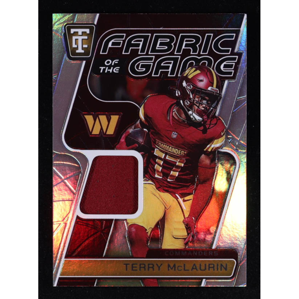 Terry McLaurin 2024 Totally Certified Fabric of the Game #18 #145/149 at PristineAuction.com