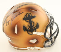 Roger Staubach Signed Navy Midshipmen Speed Mini Helmet (Beckett) at PristineAuction.com