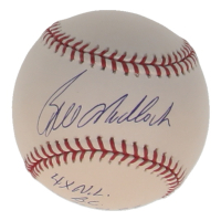 Bill Madlock Signed OML Baseball Inscribed "4x N.L. B.C. 75, 76, 81, 83" & "75 All Star MVP" (JSA) at PristineAuction.com