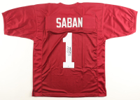 Nick Saban Signed Jersey (Beckett) at PristineAuction.com