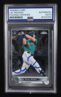 Cal Raleigh Signed 2022 Topps Chrome Trading Card #149 RC (PSA | Autograph Graded PSA Authentic) at PristineAuction.com
