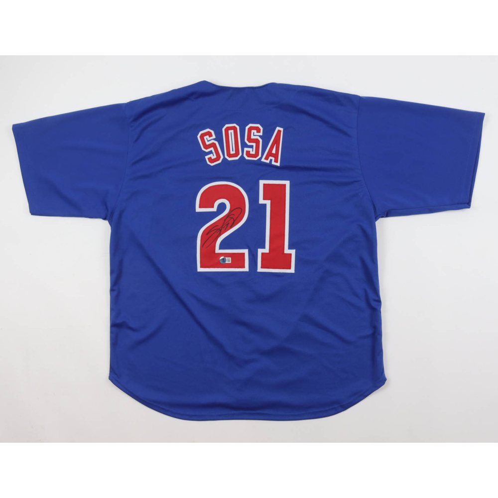 Sammy Sosa Signed Jersey (Beckett) at PristineAuction.com